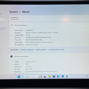 Dell Latitude E6430 ATG touch screen